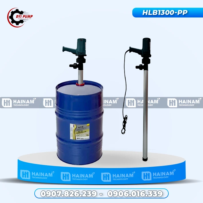 Bơm thùng phuy điện DYI HLB1300-PP