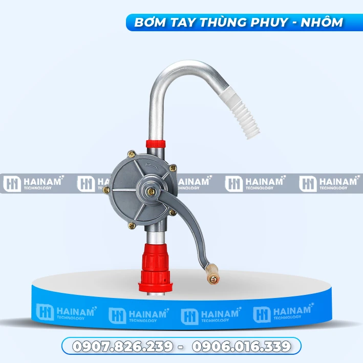 Bơm thùng phuy quay tay nhôm