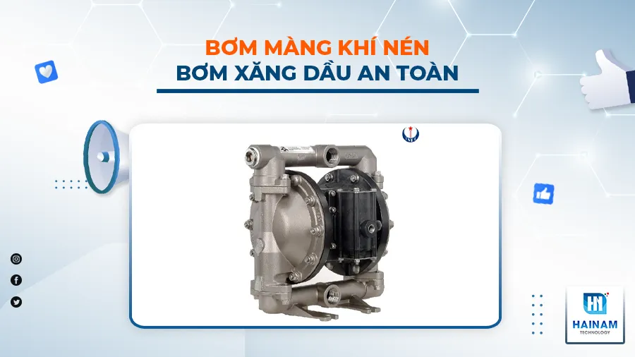 bơm màng bơm xăng dầu