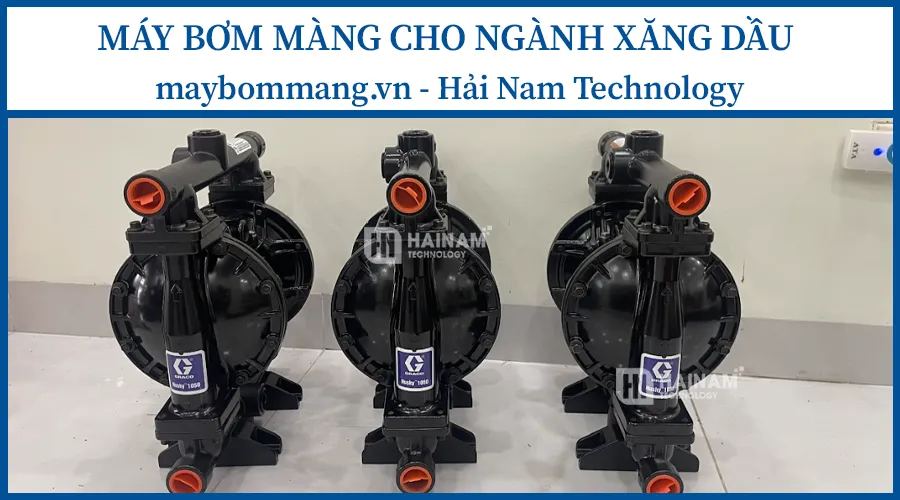 bơm màng husky cho ngành xăng dầu