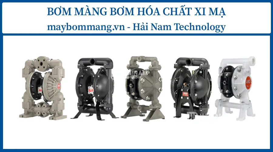 các model bơm màng dùng cho ngành hóa chất xi mạ