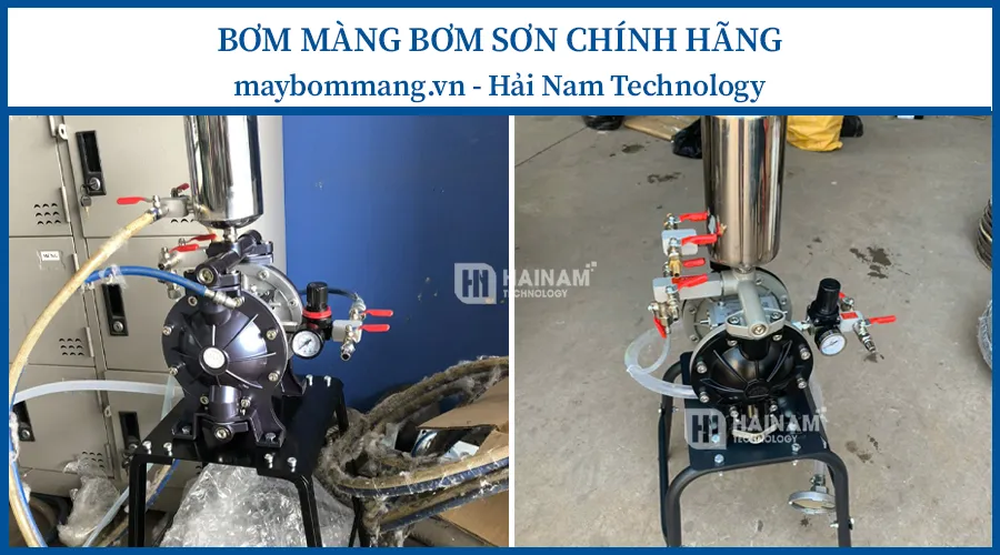 máy bơm màng sơn chính hãng