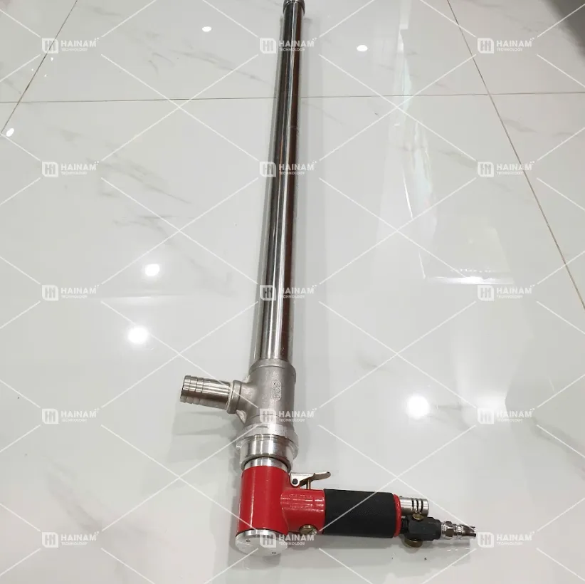 bơm thùng phuy khí nén inox