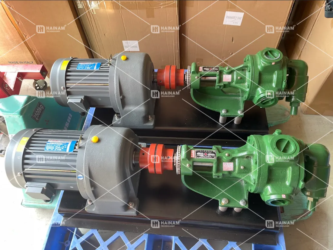 máy bơm bánh răng ăn khớp trong