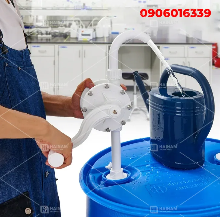 ứng dụng bơm thùng phuy bằng tay