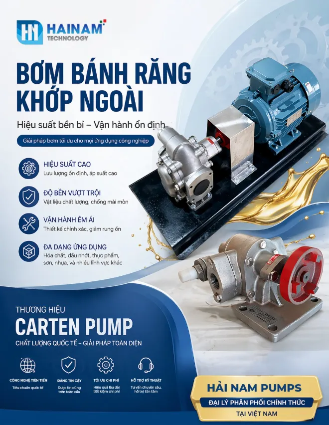 bơm bánh răng chính hãng