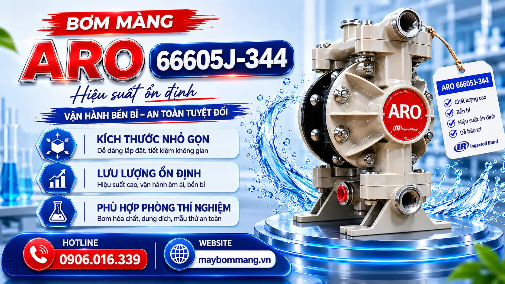 bơm màng aro hiệu suất cao