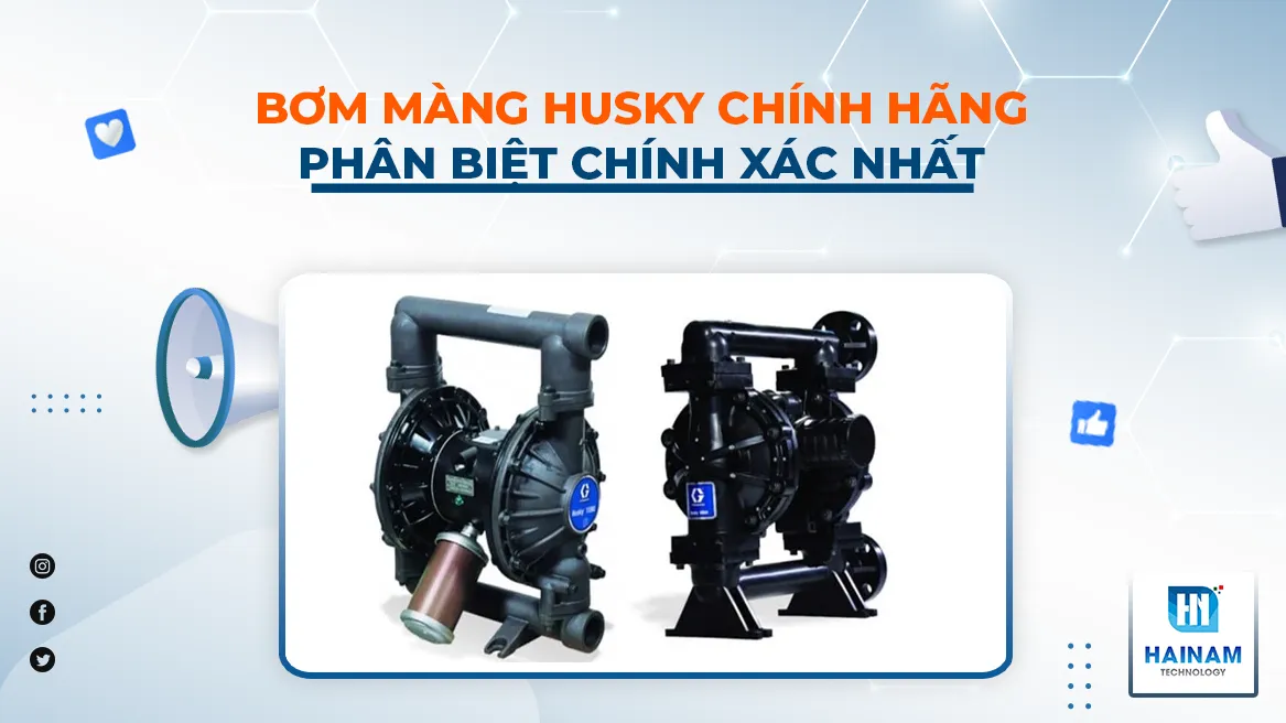 bơm màng khí nén husky chính hãng