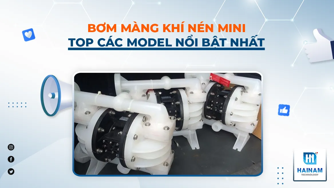 bơm màng khí nén mini