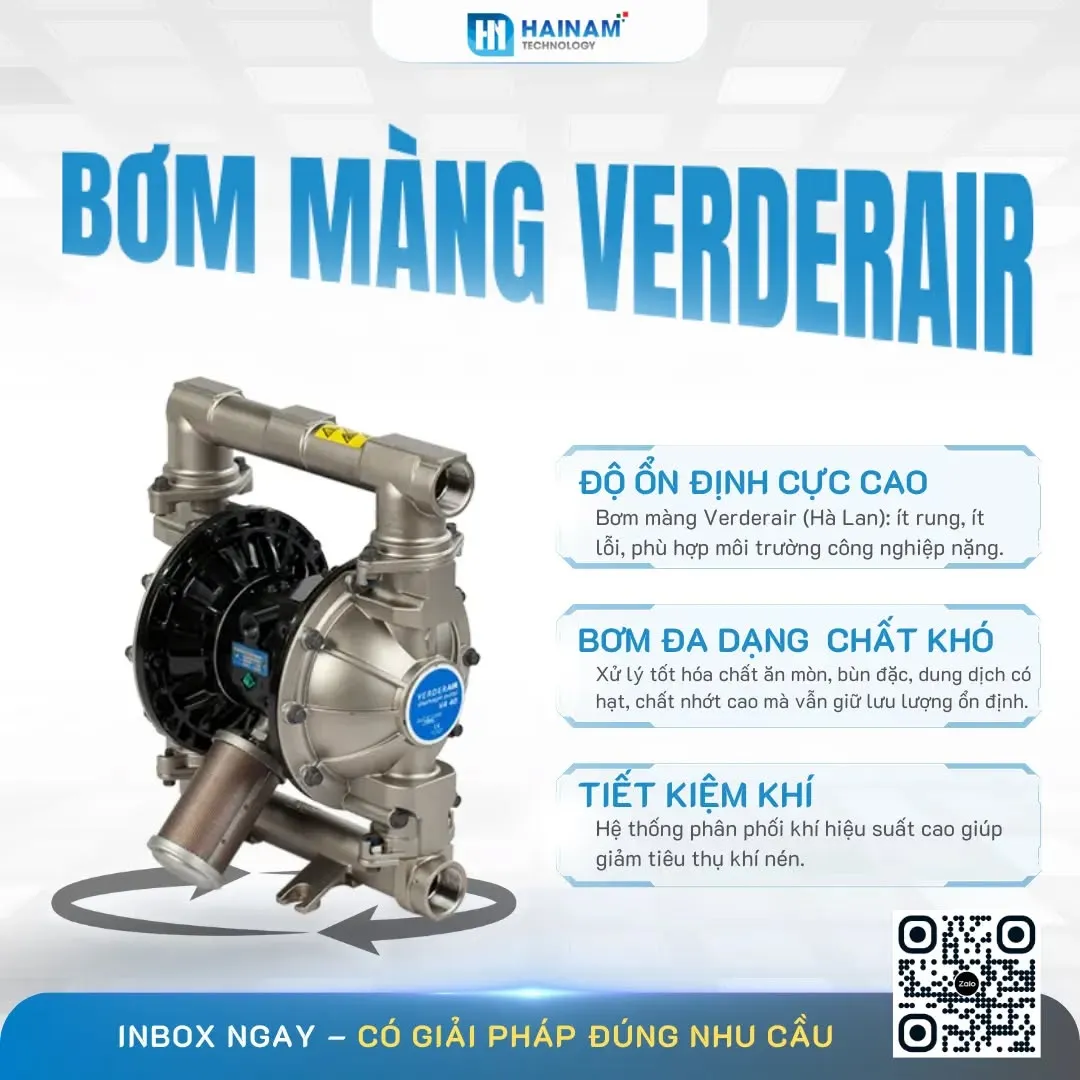 bơm màng khí nén sandpiper chính hãng