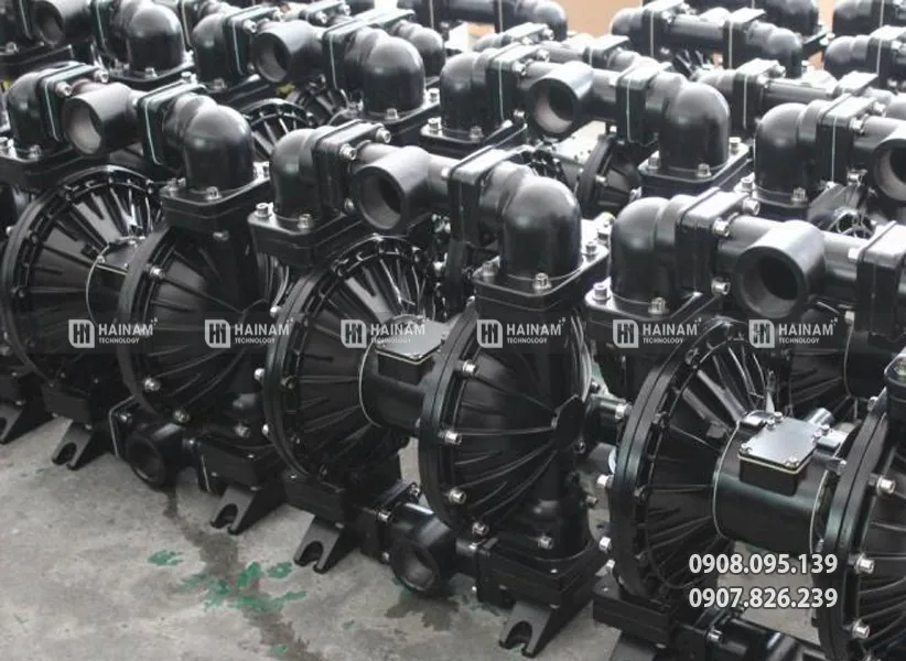 đọc model bơm màng khí nén