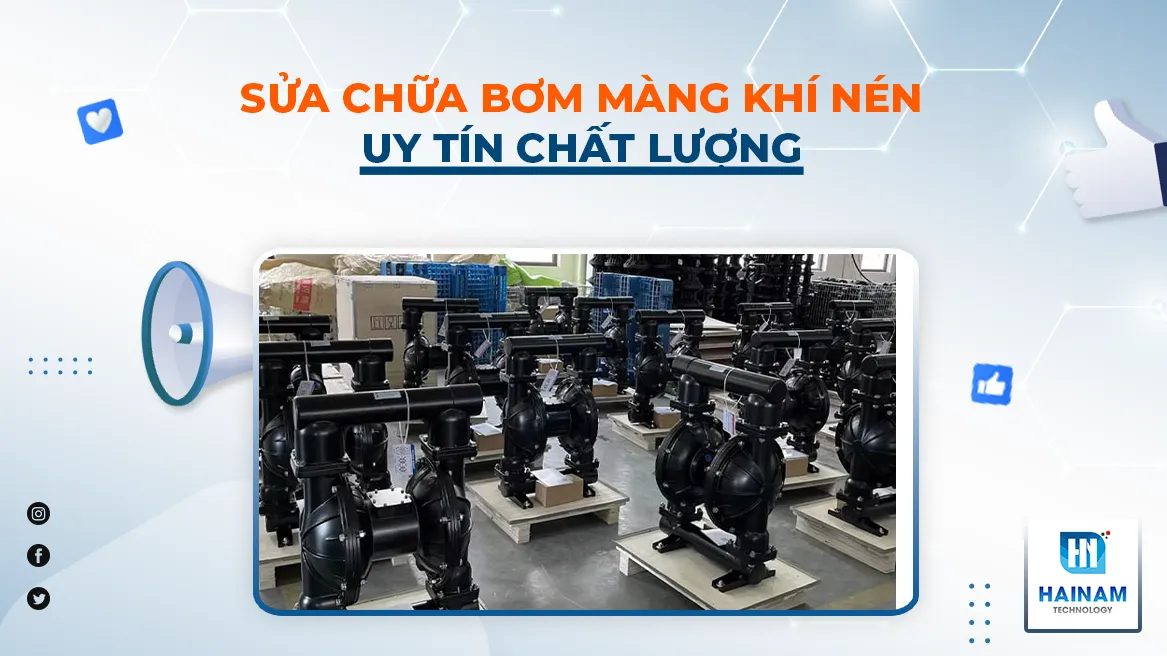 sửa chữa bơm màng khí nén